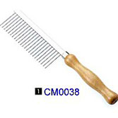 Calabash-Style Beechwood Handled Comb (Large) - CM0038