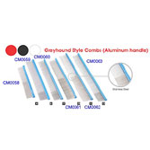 Greyhound Style Comb(Aluminum Handle)    - CM0058-0063